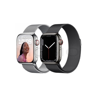 สายนาฬิกาข้อมือ สเตนเลส สําหรับ Apple watch 7 45มม. 44มม. 41มม. 40มม. 42มม. iWatch 6 5 4 3 2 S