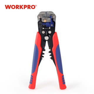 WORKPRO คีม ปอก ตัด ย้ำ สายไฟอัตโนมัติ Automatic Wire Stripper Multi Tool Pliers