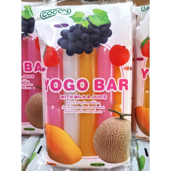 โยโกบาร์ ขนมพุดดิ้งรสผลไม้ YOGO BAR ตราโคคอน