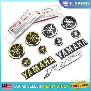 ( 2 ใหญ่ 2 เล็ก ) สติกเกอร์โลโก้ YAMAHA EMBLEM Y15ZR Y15 LC135 135LC FZ150 SRL115 FI LAMBANG YAMAHA 1 ชุด