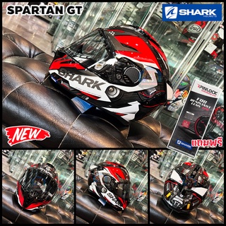 หมวกกันน็อค SHARK SPARTAN GT HE7012DRW / URIKAN / Carbon Red White/DRW