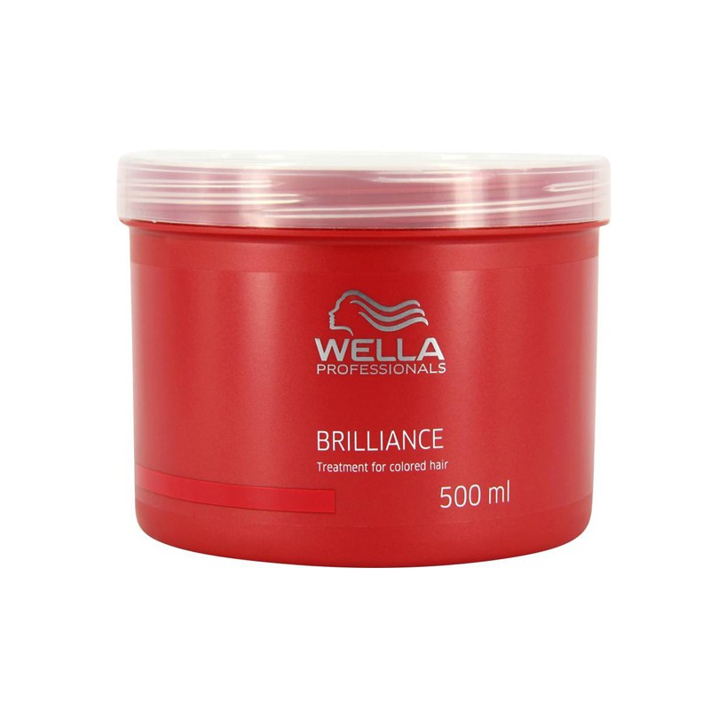 มาร์คบำรุงเส้นผม สำหรับผมทำสี Wella professional brilliance treatment for colored hair 500 ml