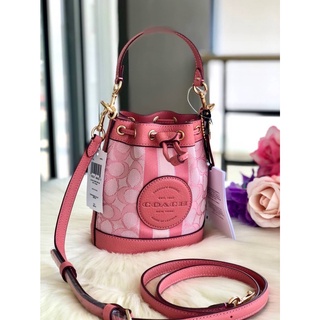 พร้อมส่งแท้💯 Coach Mini Dempsey Bucket Bag  C8322