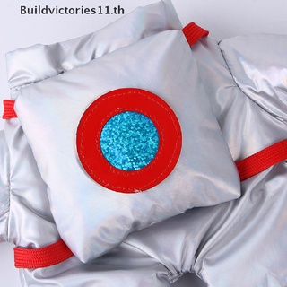 Buildvictories11 เสื้อผ้าสัตว์เลี้ยง ลายนักบินอวกาศ ฮาโลวีน ขนาดเล็ก และขนาดกลาง สําหรับสุนัข แมว