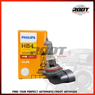 PHILIPS  หลอดไฟหน้ารถยนต์ HB4 30% 12V 51W P22d PremiumVision 9006PRC1