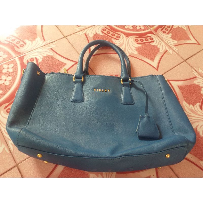 กระเป๋า sisley สีน้ำเงิน