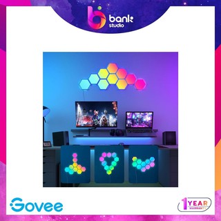 (ประกัน 1ปี) Govee Glide Hexa Light Panels, RGBIC Hexagon Lights - 7ชิ้น และ 10ชิ้น