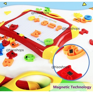Magnetic Learning Case Drawing Board กระดานไวท์บอร์ด 2 IN 1 กระดานแม่เหล็ก กระดานเพื่อการเรียนรู้ พร้อมปากกา Toy world