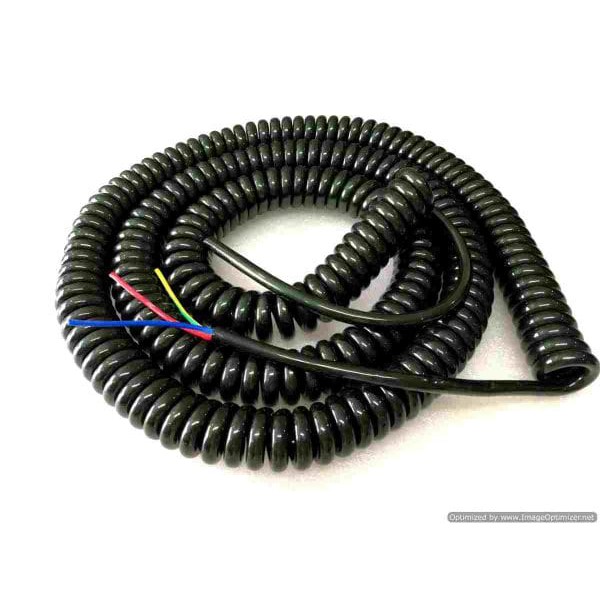 สายสปริง สายเคเบิลแบบ Spiral Cable ขนาด 3core