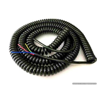 สายสปริง สายเคเบิลแบบ Spiral Cable ขนาด 3core