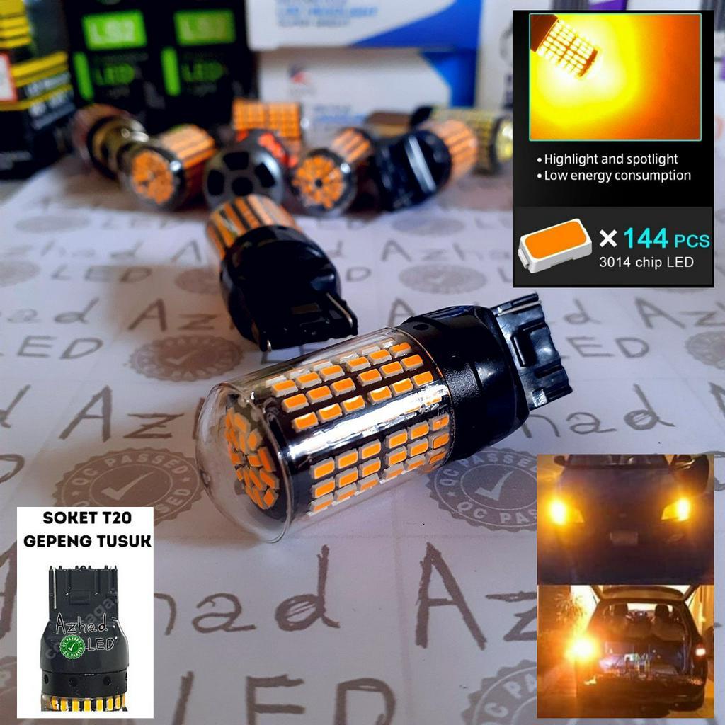 T20 7440 Superbright 144 smd รถ LED ซ็อกเก็ตไฟเลี้ยว