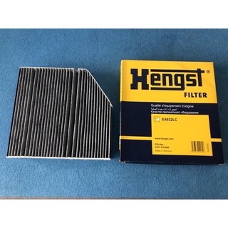 ไส้กรองแอร์(ในห้องโดยสารCabin filter)กรองแอร์ชาโคล Benz W213 W205 Hengst Filter #E4932LC (#2058350147)