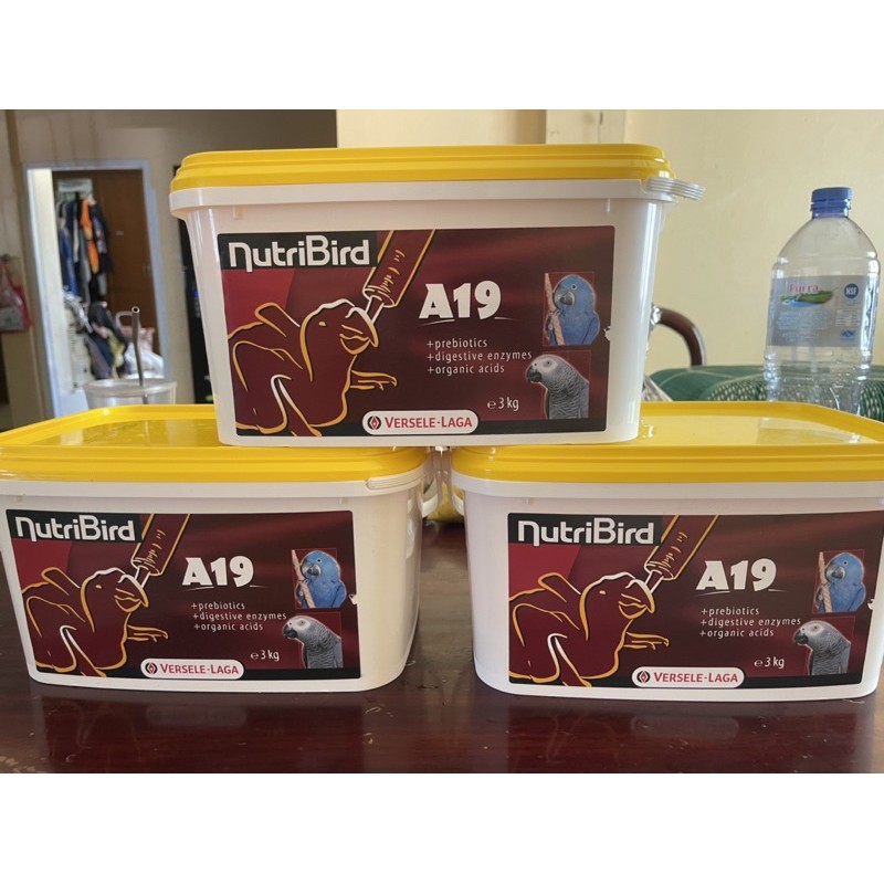 อาหารลูกนกแก้วป้อนนูทรีA19ขนาด3KG