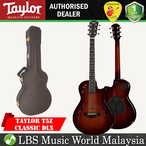 Taylor T5z Classic DLX กีตาร์ไฟฟ้าอะคูสติก 6 สาย พร้อมเคส (T5 z)