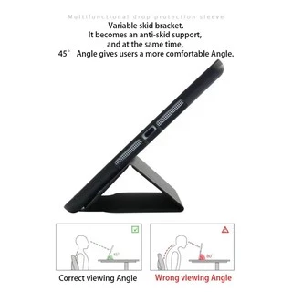 เคส ฝาพับ สำหรับiPad PRO9.7 2018 9.7 2019 AIR1 AIR2 GEN5 GEN6 ใส่​ปากกา​ได้​ กันกระแทก