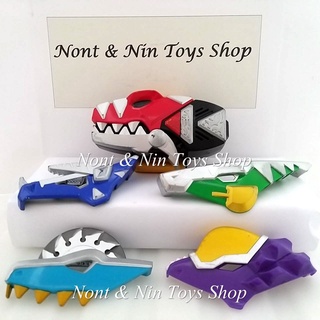 Bakuryuu Sentai Abaranger DX Dino Brace..ที่แปลงร่าง ขบวนการนักรบไดโนเสาร์ อาบะเรนเจอร์ + หน้ากาก Dino Plate ครบ 3 เสียง