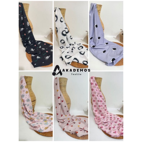 Katun Agt Premium Motif ผ้าคอตตอนเรยอน