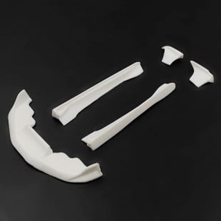 Garage Hiro GHA201 GR SUPRA Aero Parts Set Ver.1 White For 1/27 RC Car (ไม่รวมบอดี้)