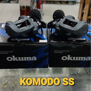 OKUMA - KOMODO SS รอกจิ๊กทรงหยดน้ำ มีเสียง เบรค 11 kg.