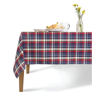 Han&amp;Co. ผ้าปูโต๊ะ ผ้าคลุมโต๊ะลาย Blue Tartan Han&amp;Co. Table Cloth – Blue Tartan  HCTBC06