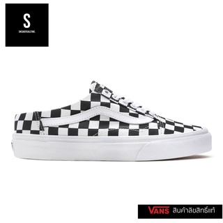 Vans Old Skool Mule Chekerboard Black True White รองเท้าผ้าใบ แวนส์ แบบสวม