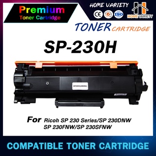 HOME Toner หมึกเทียบเท่าสำหรับรุ่น SP230H/sp230h/230H/408294 For Ricoh Aficio SP230 /SP230DNW/SP230FNW ตลับหมึกเลเซอร์