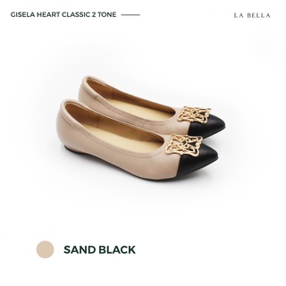 LA BELLA รุ่น GISELA HEART CLASSIC 2 TONE - SAND BLACK