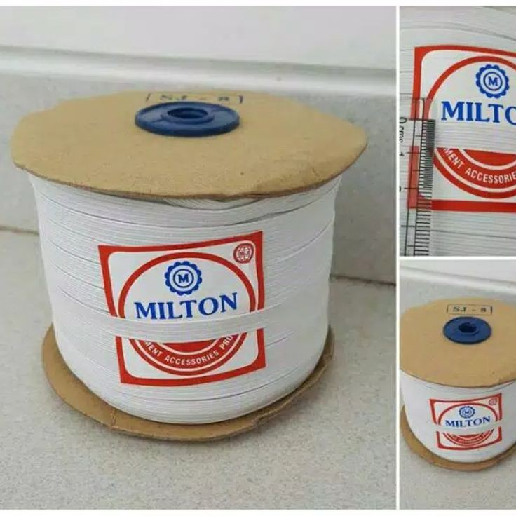 ยางเด็ก Milton Elastic 3mm / 4mm / 5mm / 6mm / 8mm / 10mm / Rubber / สายยาง MILTON ยางหน้ากากเด็ก Mi