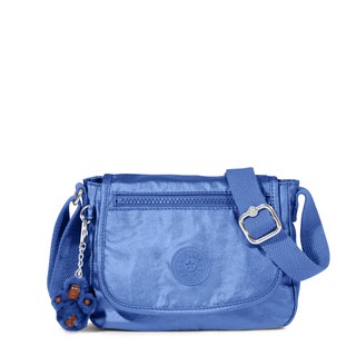 กระเป๋า Kipling Sabian Crossbody Mini Bag - Blue Metalic ของแท้