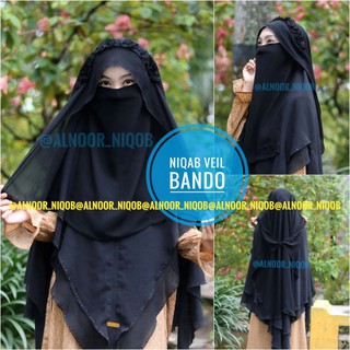 Niqab ที่คาดผม ผ้าคลุมหน้า Niqab ผีเสื้อ Niqab maheera