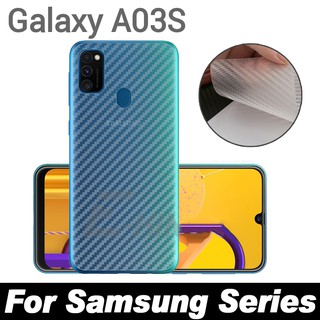 A03S(พร้อมส่งในไทย)ฟิล์มหลังเคฟล่าSamsung Galaxy A03S