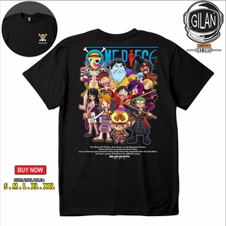 เสื้อยืด พิมพ์ลายอนิเมะ One PIECE MUGIWARA CHIBI MONKEY D LUFFY ZORO SANJI สําหรับผู้ชาย