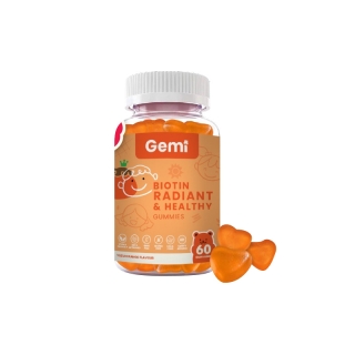 Gemi เจมมี่ ไบโอตินกัมมี่ 1 กระปุก / Gemi Biotin Gummy 1 Bottle / GemiGummi