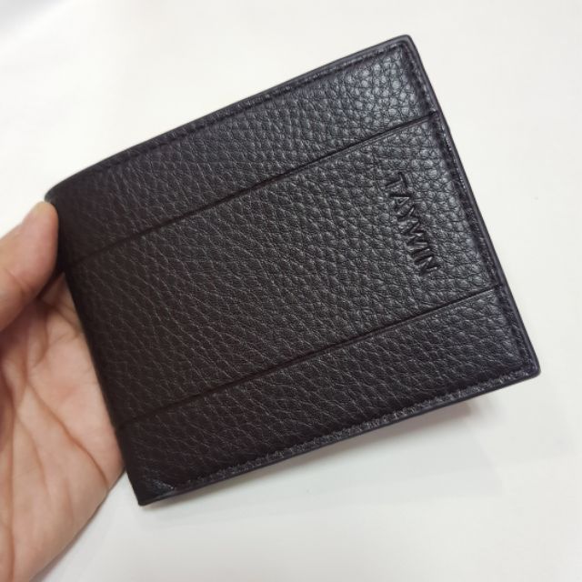 [ข อ ง แ ท้ ] กระเป๋าสตางค์ผู้ชาย TAYWIN น้ำตาลเข้ม หล่อคลาสสิค