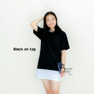 Two Tone POLO Dress (Black on top)