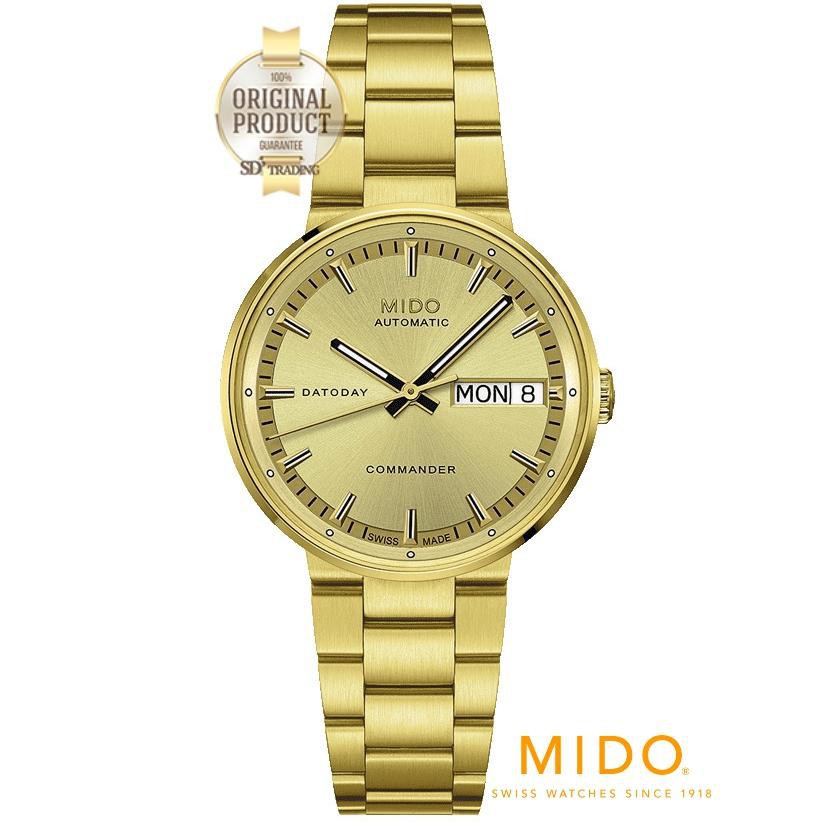 MIDO Commander II Automatic LadiesWatch รุ่น M014.230.33.021.00 - Gold