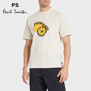 เสื้อยืดแขนสั้น พิมพ์ลาย Paul Smith สําหรับผู้ชาย