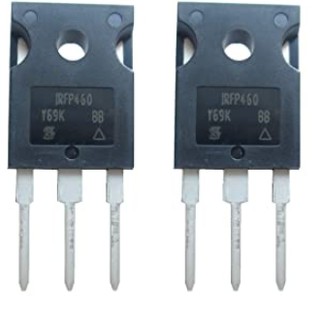 Mosfet IRF460 สำหรับงานซ่อม inverterเบอร์ใหญ่ของใหม่ไม่ผ่านการใช้งาน