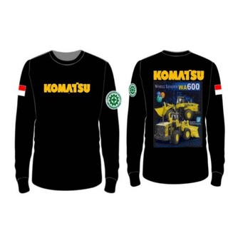 เสื้อยืด แขนยาว พิมพ์ลาย WA 600 komatsu สไตล์ญี่ปุ่น