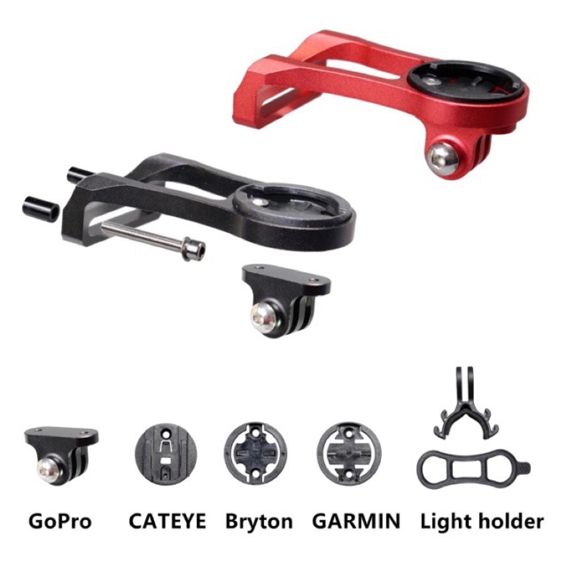BARFLY ยึดสเต็ม อลู สำหรับ Garmin Bryton IGP Xplova Cateye จับไฟฉายและGopro