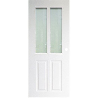 External door PARAZZO 80X200CM WHITE MG005 DOOR Door frame Door window ประตูภายนอก ประตูภายนอก UPVC PARAZZO MG005 80x200