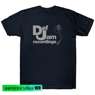 เสื้อยืด ผ้าฝ้าย พิมพ์ลาย Boutique Selection Def Jam Recordings Music คลาสสิก สําหรับผู้ชาย POI32SDF14391