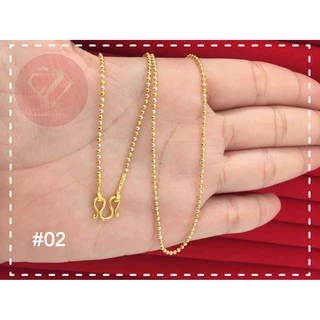 สร้อยคอสองกษัตริย์ หุ้มทอง24k 1.5มิล เหมือนแท้มาก💢ไม่แพ้ ไม่ลอก ไม่ดำ💢