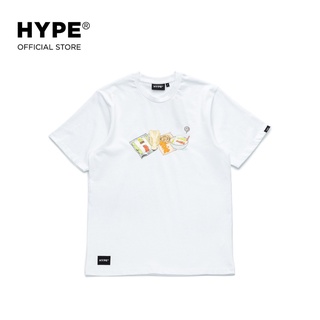 [S-5XL]เสื้อยืดแขนสั้น คอกลม ผ้าฝ้าย พิมพ์ลาย HYPE gourmet สวมใส่สบาย แฟชั่นสําหรับผู้ชาย และผู้หญิง