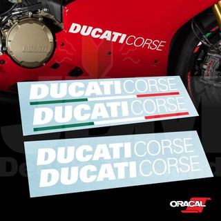 สติ๊กเกอร์ แต่งรถ มอเตอร์ไซต์ DUCATI CORSE