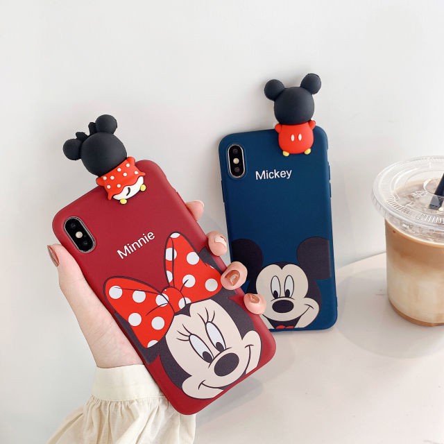 เคสโทรศ พท แบบน มพ มพ ลายเคสโทรศ พท ม อถ อลายการ ต นม กก เมาส ส าหร บ Iphone 6 S 7 8 Xs R9 S R 11 S R 15 R 17 S X 21 X 921 X Shopee Thailand