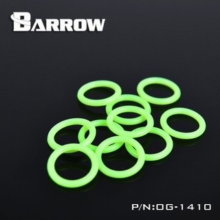 Barrow G1/4 Noctilucent Green Silica Gel O Ring  (โอริงสำหรับเกลียว สีเขียว G1/4)