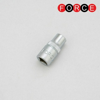 52506 ลูกบ็อกซ์สั้น1/4" 6เหลี่ยม NO.6 FORCE made in taiwan