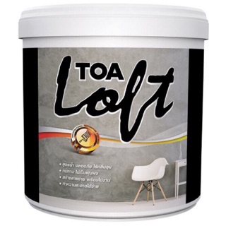 TOA LOFT ทีโอเอ ลอฟท์ เฉพาะเนื้อปูนลอฟท์ ขนาด 12 กก (สูตรน้ำ)