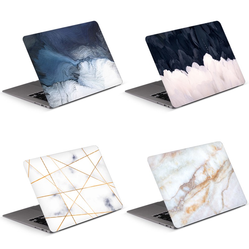 Ready Stock Cuostomize DIY ลายหินอ่อนแล็ปท็อปสติกเกอร์แล็ปท็อป Skin Art Decal สําหรับ MacBook/HP/Acer/Dell/ASUS/Lenovo แล็ปท็อปตกแต่ง